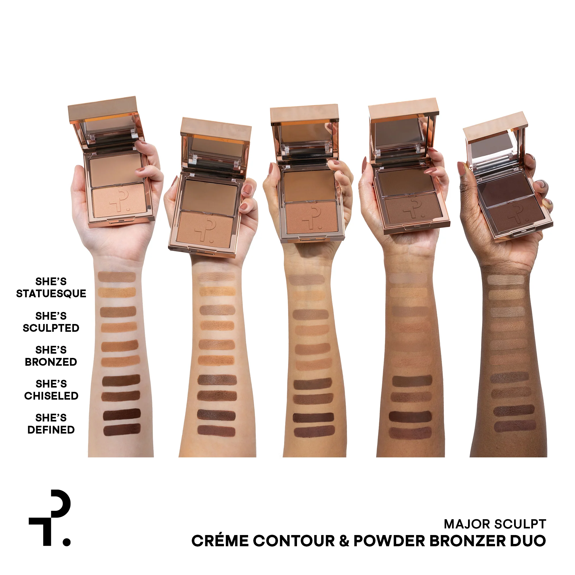 Major Sculpt Crème Contour & Powder Bronzer Duo - Image 12