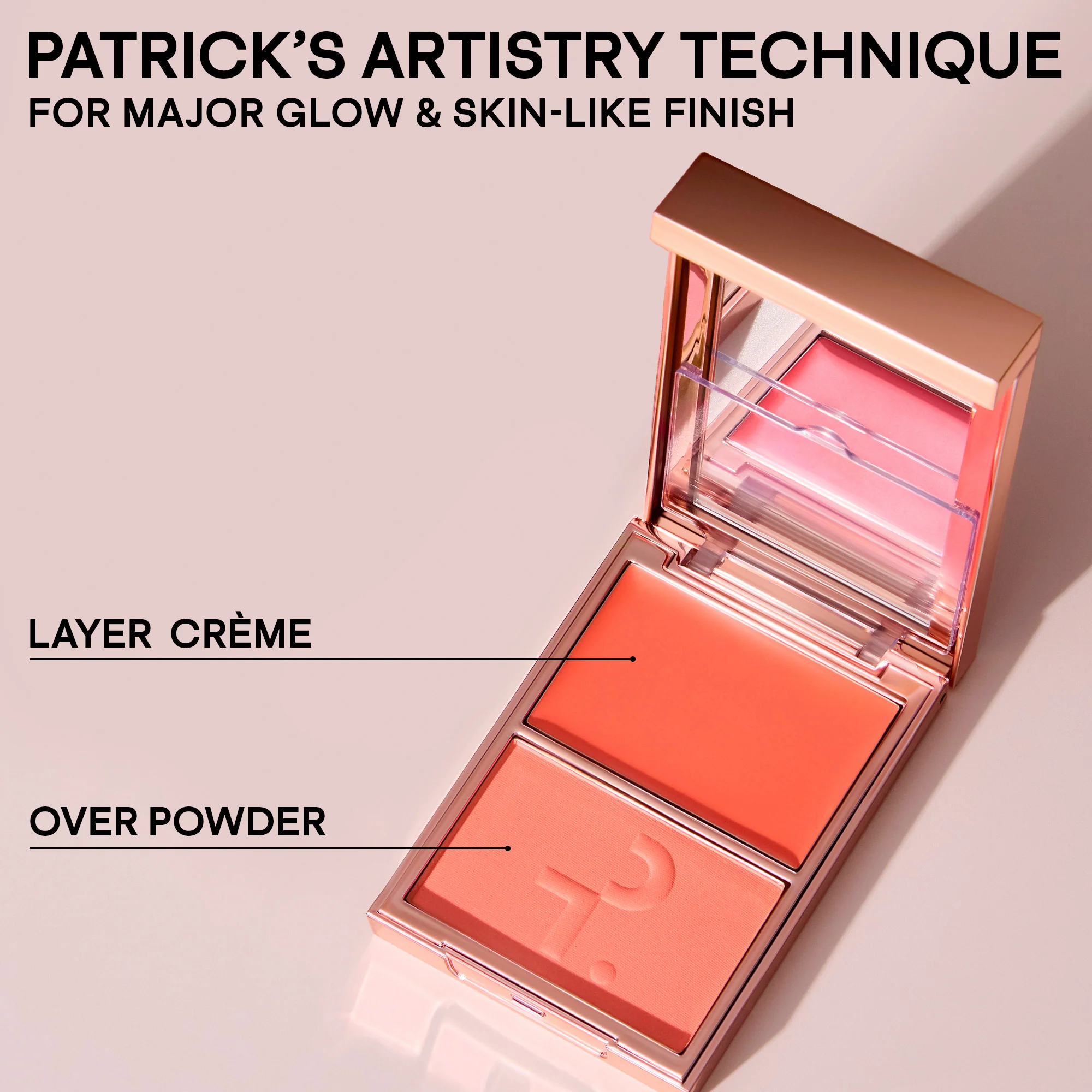 Mini Major Headlines Double-Take Crème & Powder Blush Duo - Image 14